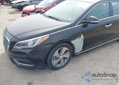 2016 Hyundai Sonata Hybrid Limited из США, поврежденный, VIN KMHE34L14GA020079